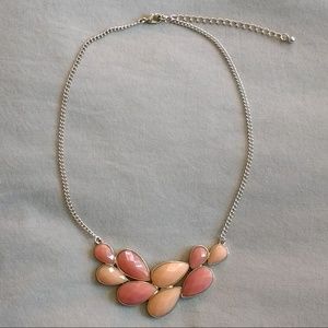 Old Navy pink jewel necklace